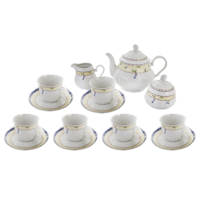 Tea set "Bernadotte Rose" for 6 people, 15 items