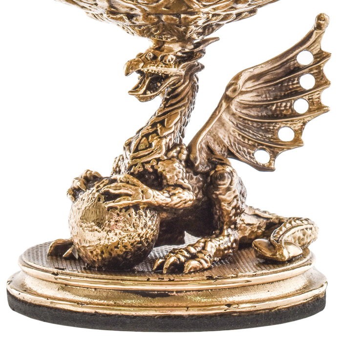 Cognac set "Dragon on a ball" for 4 people, in a gift box