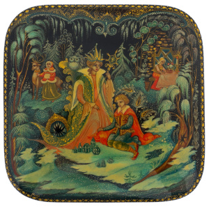 The box "The Snow Queen" by Modina Sedova, Palekh