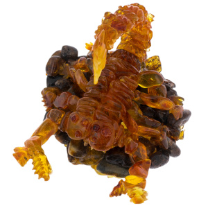 Souvenir of amber "Scorpion"