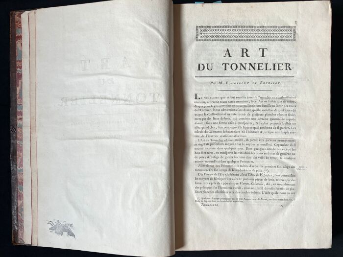 The book "Five editions of crafts", 1760s