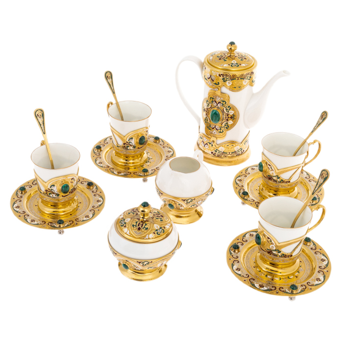 Grazia coffee set for 4 persons, Zlatoust