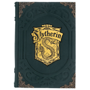 Ежедневник в кожаном переплете "Slytherin"