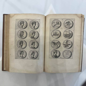 The book "Reflections on ancient medals and engravings, mostly Roman." Antoine Le Poix, Paris, 1579