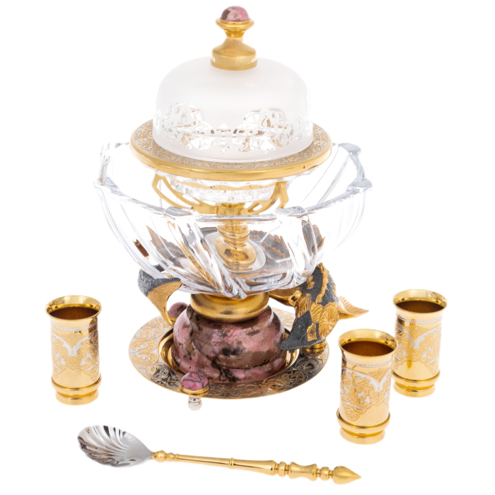 Poseidon caviar bowl with stacks, Zlatoust