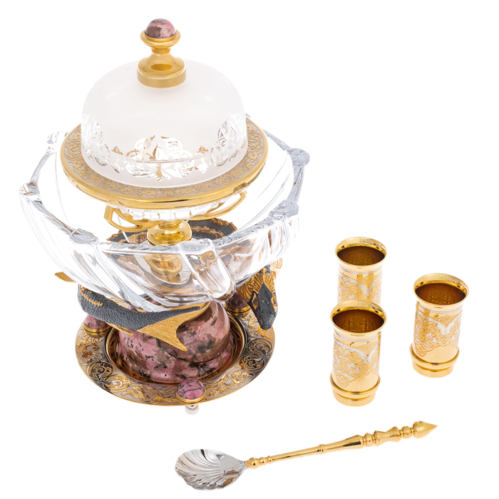 Poseidon caviar bowl with stacks, Zlatoust