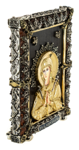 Icon with artistic casting "The Mother of God seven-shot"