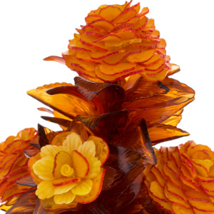 Ikebana made of amber "Inspiration"