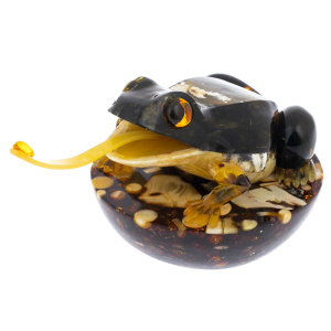 Amber composition "Tumbler Frog"