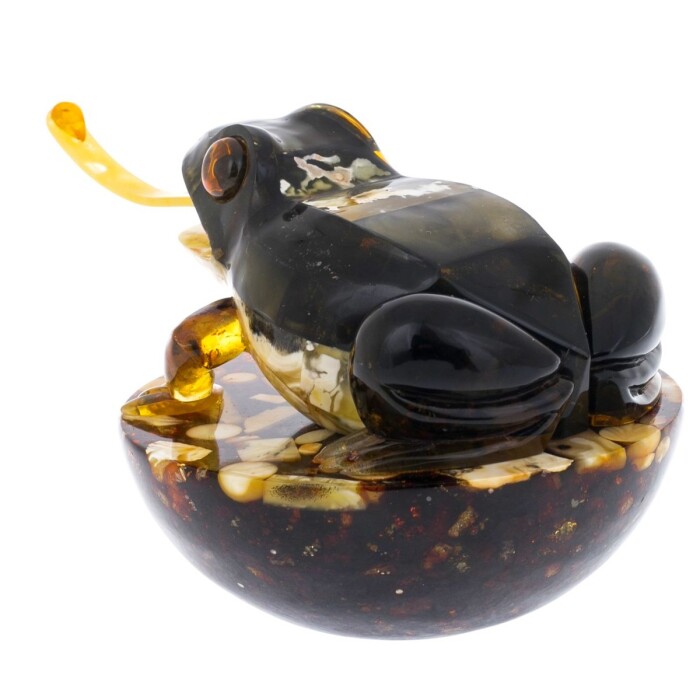 Amber composition "Tumbler Frog"