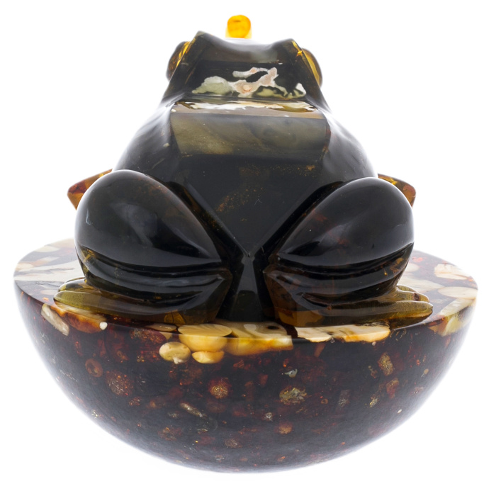 Amber composition "Tumbler Frog"