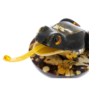 Amber composition "Tumbler Frog"