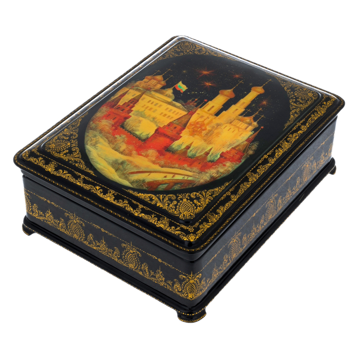 The box of Palekh "Moscow" Komyakova