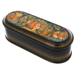 The box of Palekh "Tsar Saltan" Rakitov