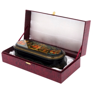 The box of Palekh "Tsar Saltan" Rakitov