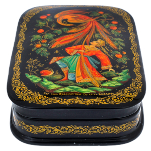 Lebedev's Firebird jewelry box, Palekh