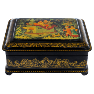 Jewelry box "Emelya" Kamardina, Palekh