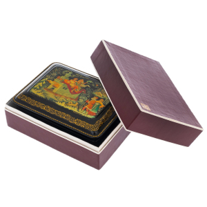 Jewelry box "Emelya" Kamardina, Palekh