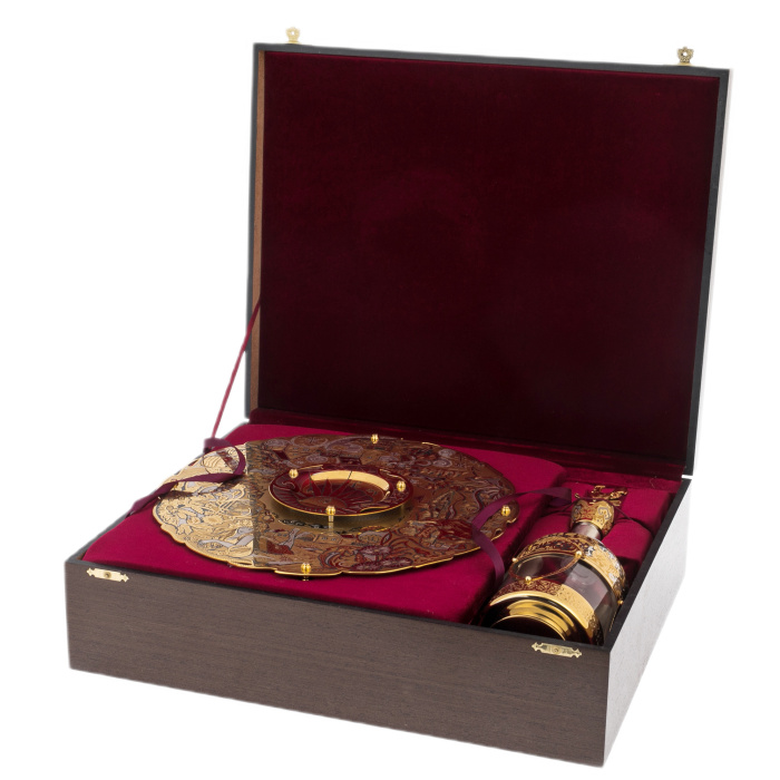 Vodka set "Seasons" Zlatoust