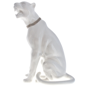 The statuette "Panther" is white
