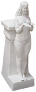 The Egyptian statuette