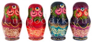 Matryoshka doll for 10 people "St. Basil's Cathedral" 18 cm