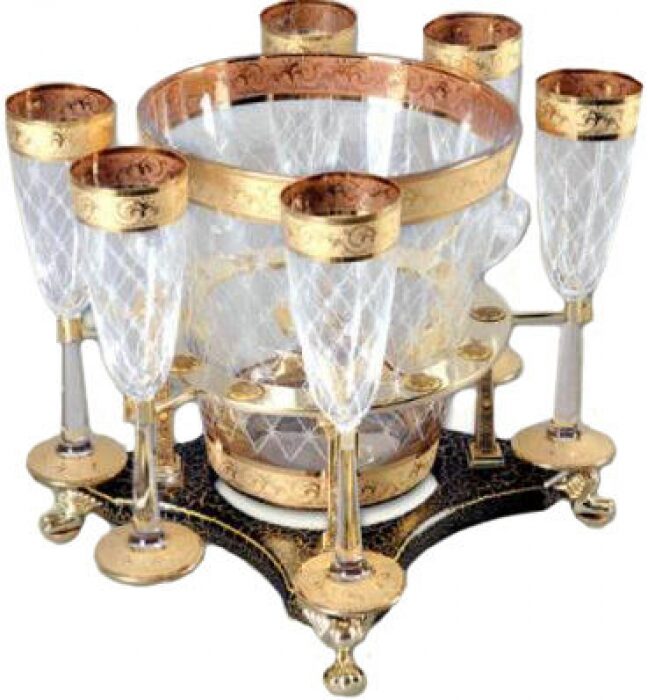 Prestige Cuvee champagne set with bucket