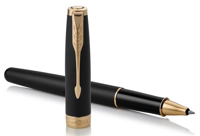 Roller pen "Sonnet Core" Matte Black GT F