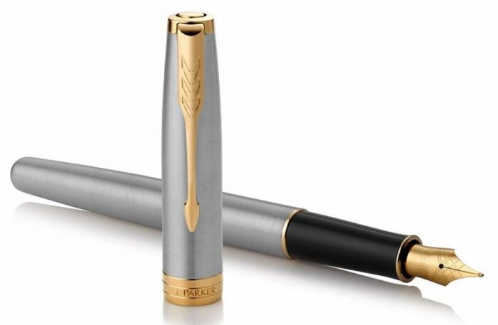 Fountain pen "Sonnet Core" Stainless Steel GT F