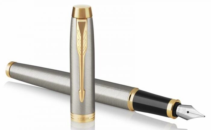 Fountain pen "IM Core" Brushed Metal GT F