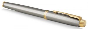 Fountain pen "IM Core" Brushed Metal GT F