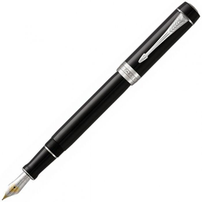 Fountain pen "Duofold" Centennial Black CT F