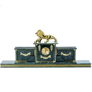 Table set of the head made of marble "Lion"