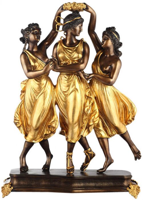 Bronze sculpture "Three dancers"