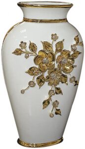 Vase "Flowers", with rhinestones